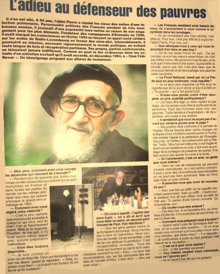 Hommage � l'Abb� Pierre...Bon Week-End Bisss