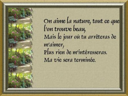 Amour...Rien sans Toi...!?