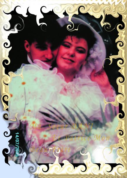 Gros Bisous � tout les Deux pour leur 15 ans de Mariage Bisss