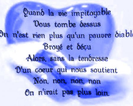 Un peu de Tendresse pour tout le monde Bisss a+