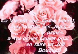 Un Joli Bouquet!!! La Vie.  Bisousss & passez un Excellent Week-End. A+