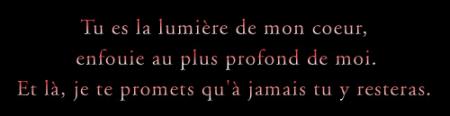 LUMIERE DE MON COEUR.