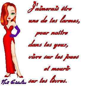 UNE de TES Larmes !!!